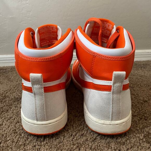 Nike Air Jordan 1 KO AJKO High Syracuse Shoes Sneakers Mens Size 10.5 Orange - Picture 5 of 9